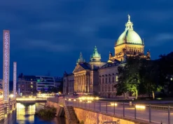 Grafika Bundesverwaltungsgericht, Leipzig, Allemagne* Allemagne|Villes Et Villages