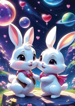 Yazz Bunnies in Love*Enfant Puzzles Pour Enfants|De 1 000 Pièces