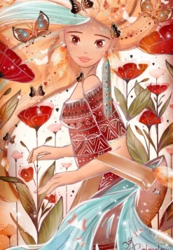 Grafika Calacolori - Perséphone*Femme Hommes Et Femmes|Forêts, Fleurs Et Jardins