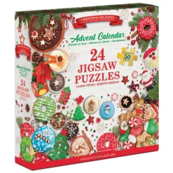 Eurographics Calendrier de l'Avent - Délices de Noël - 24 Puzzles*Femme Déco Culinaire|Noël