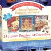 Eurographics Calendrier de l'Avent - Joyeux Noël - 24 Puzzles*Femme Déco Et Objets|Noël