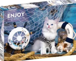 Enjoy Puzzle Capitaine Chaton*Femme Chats|Humour, Satire Et Wasgij