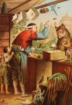 Grafika Kids Carl Offterdinger - Pièces XXL - Carl Offterdinger : Le Loup et les sept Chevreaux*Enfant Puzzles Pour Enfants|Art Pour Les Enfants