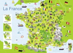 Nathan Carte de France*Enfant Cartes Du Monde|Dès 6 Ans : 50 À 100 Pièces