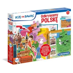 Clementoni Carte de la Pologne*Enfant À Partir De 9 Ans|Pièces Recto-Verso