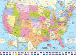 Eurographics Carte des Etats-Unis* Cartes Du Monde