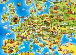 Castorland Carte d'Europe*Enfant Dès 6 Ans : 50 À 100 Pièces|À Partir De 6 Ans