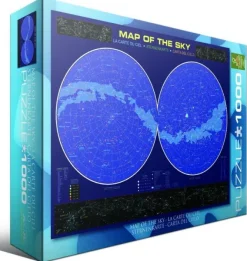 Eurographics Carte du Ciel*Enfant Puzzles Pour Enfants|Soleil, Lune