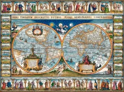 Castorland Carte du Monde, 1639* De 2 000 Pièces|De 2 000 Pièces
