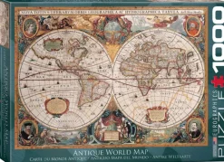 Eurographics Carte du Monde Antique* Cartes Du Monde|De 1 000 Pièces