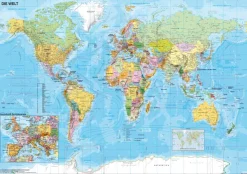 Schmidt Spiele Carte du Monde en Allemand* De 1 500 Pièces|De 1 500 Pièces