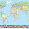 KS Games Carte du Monde (en Turc)*Enfant À Partir De 9 Ans|Cartes Du Monde