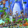 DToys Cartoon Collection - Construction du Burj Al Arab*Femme Humour, Satire Et Wasgij|Monuments