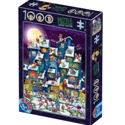 DToys Cartoon Collection - Pagaille de Noël*Femme Puzzles Pour Enfants|Noël