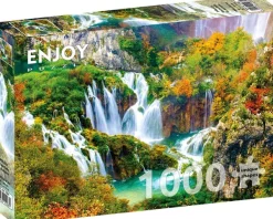 Enjoy Puzzle Cascades de Plitvice en Automne* Cascades|De 1 000 Pièces
