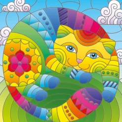 Yazz Cat in the Circle*Enfant Puzzles Pour Enfants|Chats
