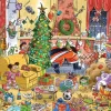 Cobble Hill Catching Santa - Puzzle Famille (Pièces de Tailles Différentes)*Femme Noël|Dès 9 Ans : 251 À 399 Pièces