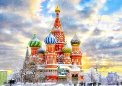 Enjoy Puzzle Cathedrale Saint Basile, Moscou* Monuments|Églises, Cathédrales Et Mosquées