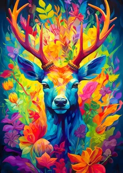 Enjoy Puzzle Cerf Couronné* Autres Animaux|Animaux Sauvages