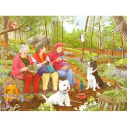 HOP - House of Puzzles C'Est L'Heure D'Une Tasse De Thé*Femme Oiseaux|Chiens