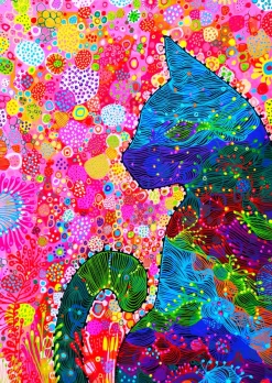 Enjoy Puzzle Chat Errant* De 1 500 Pièces|De 1 500 Pièces