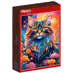 Alipson Puzzle Chat Multicolore* Chats|Forêts, Fleurs Et Jardins