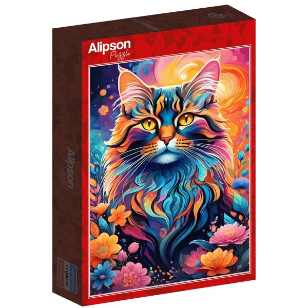 Alipson Puzzle Chat Multicolore* Chats|Forêts, Fleurs Et Jardins