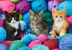 Castorland Chatons dans un Magasin de Laine* Chats|Déco Et Objets