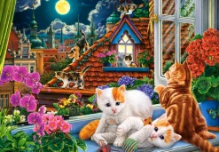 Castorland Chatons sur le Toit* De 1 500 Pièces|De 1 500 Pièces