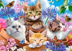 Castorland Chats avec Fleurs* Chats|De 500 À 999 Pièces