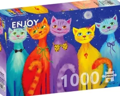 Enjoy Puzzle Chats Souriants* Chats|Art