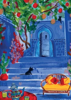 Carole Rampinetta Chefchaouen* Chats|Déco Et Objets