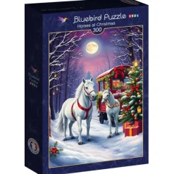 Bluebird Puzzle Chevaux à Noël*Femme Chevaux|Noël