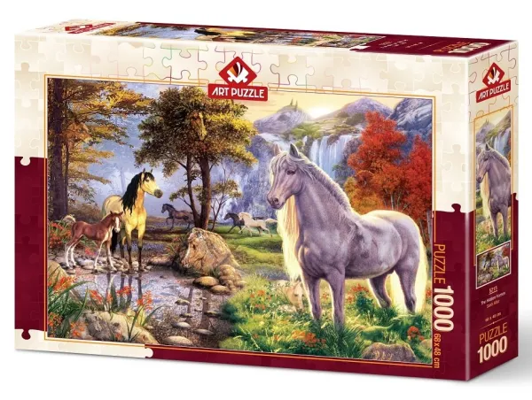 Art Puzzle Chevaux Cachés* Chevaux|Forêts, Fleurs Et Jardins