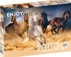 Enjoy Puzzle Chevaux dans le Désert* Chevaux|De 1 000 Pièces