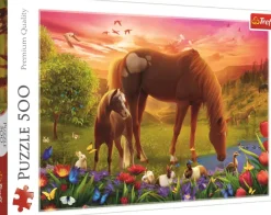 Trefl Chevaux Dans Le Pré* Chevaux|Soleil, Lune