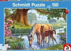 Schmidt Spiele Chevaux dans le Ruisseau*Enfant À Partir De 9 Ans|Chevaux