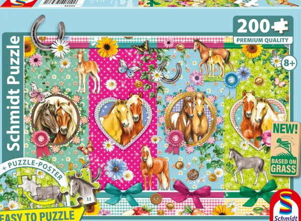 Schmidt Spiele Chevaux Heureux*Enfant À Partir De 9 Ans|Chevaux