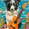 Castorland Chien, Guitare et Mer*Enfant Chiens|Mers Et Océans