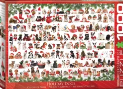 Eurographics Chiens de Noël*Femme Chiens|Noël