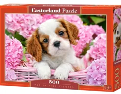 Castorland Chiot en Fleurs Roses* Chiens|De 500 À 999 Pièces