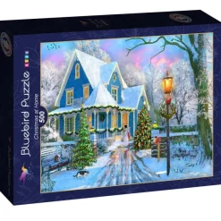 Bluebird Puzzle Christmas at Home*Femme Noël|Cottages Et Châlets