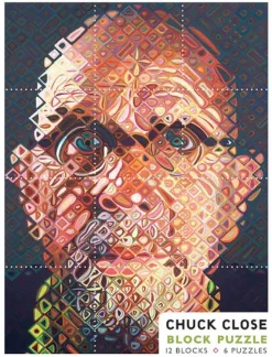 Pomegranate Chuck Close - 12 cubes pour six autoportraits*Femme Pièces Xxl Adultes|Hommes Et Femmes