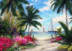 Grafika Chuck Pinson - Chuck Pinson - Sea Breeze Trail* Bateaux|Plages Et Îles De Rêve