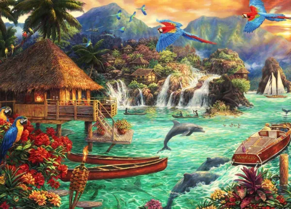 Bluebird Puzzle Chuck Pinson - Island Life* De 1 500 Pièces|De 1 500 Pièces