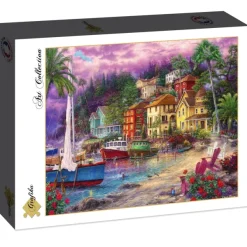 Grafika Chuck Pinson - Chuck Pinson - On Golden Shores* Bateaux|Villes Et Villages