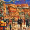 Bluebird Puzzle Chuck Pinson - Christmas at the Town Square*Femme Rétros Et Nostalgie|Noël