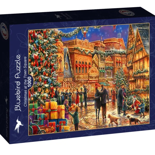 Bluebird Puzzle Chuck Pinson - Christmas at the Town Square*Femme Rétros Et Nostalgie|Noël