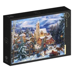 Grafika Chuck Pinson - Chuck Pinson - Sledding To Town*Femme/Enfant Rétros Et Nostalgie|Noël