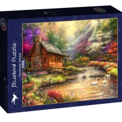 Bluebird Puzzle Chuck Pinson - Brookside Retreat* Oiseaux|Animaux De La Forêt